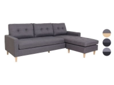 Lidl Byliving byLIVING Ecksofa Atlanta, mit Füßen aus Buchenholz