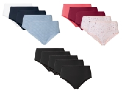 Lidl Esmara esmara Damen Slips, 5 Stück, mit hoher Taille