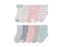 Lidl Lupilu lupilu Baby Mädchen Socken, 5 Paar, mit Baumwolle