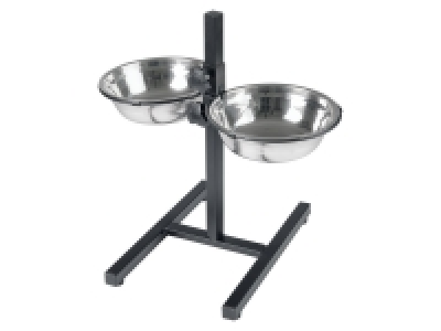 Zoofari Futternapf, höhenverstellbar, Edelstahl 14.99 €