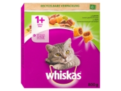 Lidl Whiskas Whiskas Katzentrockenfutter 1+ mit Lamm