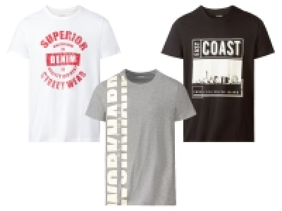 LIVERGY Herren T-Shirt, mit Print 2.99 €