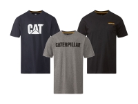 Lidl Caterpillar Caterpillar Herren T-Shirt, atmungsaktiv, mit Rundhalsausschnitt