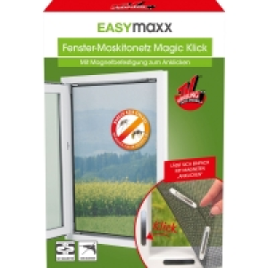 Roller  EASYmaxx Moskitonetz Magic Klick - schwarz - 150x130 cm