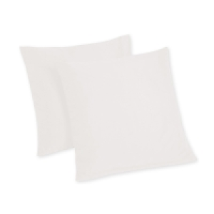 2er-Pack Kissenbezug - weiß - 40x40 cm