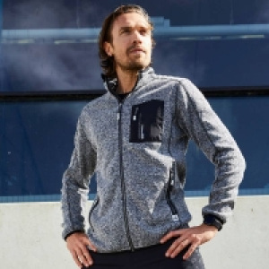 Herren-Strickfleecejacke mit Thermofunktion 10.39 €