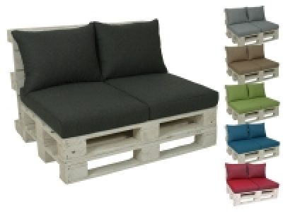 Go De Textil GO-DE Textil GO-DE Palettenkissen, 2 Stück, schmutz- und wasserabweise