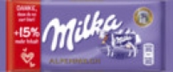 Milka Schokolade Alpenmilch, 0.69 €