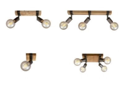 Briloner Wand- Deckenleuchte Vintage Holz, verschiedene Ausführungen 34.54 €