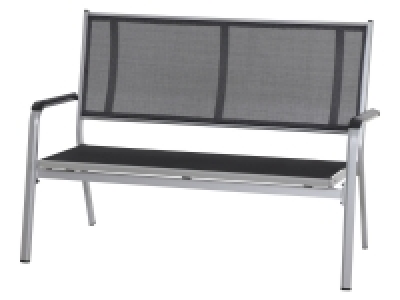 SIENA GARDEN Bank »Tesoro« 2-Sitzer, pflegeleicht, grau