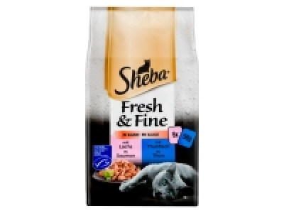 Sheba Katzennassnahrung Fresh & Fine in Sauce mit Lachs und Thunfisch  1.86 €