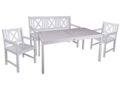 Garden Pleasure Tischgruppe »MALMÖ«, 4-teilig, im skandinavischen Desi 699.00 €