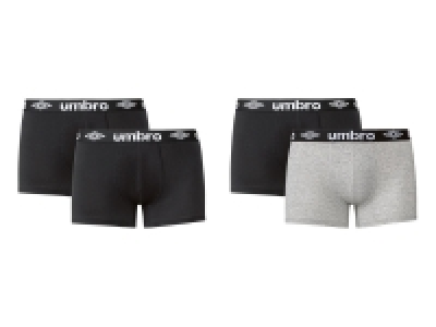 Lidl Umbro Herren Boxer, 2 Stück, mit umlaufend eingewebtem Umbro Schriftzug