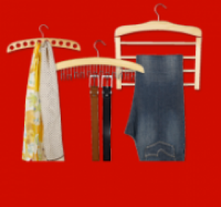 RONDALE Platzsparende Holzkleiderb&uuml;gel 4.99&nbsp;&euro;