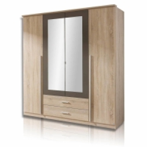 Roller  Kleiderschrank - Sonoma Eiche-grau - 181 cm