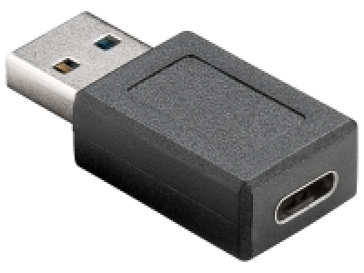 Goobay USB 3.0 SuperSpeed Adapter USB-C(TM) auf USB-A 3.0, schwarz