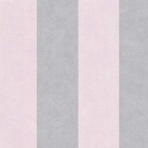 Vliestapete - grau-rose - Streifen - 10 Meter