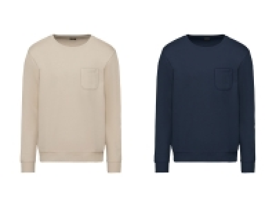 LIVERGY Herren Sweatpullover, mit Rundhalsausschnitt und aufgesetzter  5.99 €