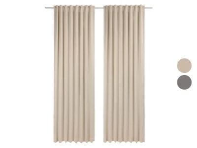 LIVARNO home Blackout-Vorhangschal-Set, 135 x 254 cm, 2-teilig 19.99 €