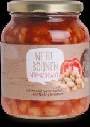 nur puur Weiße Bohnen in Tomatensauce 1.47 €