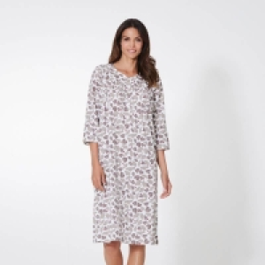 Damen-Nachthemd mit Blatt-Muster 9.09 €