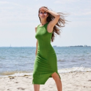 Damen-Kleid mit Ripp-Struktur 9.09 €