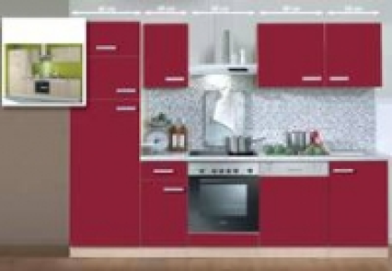 Einbauküchenzeile, Buche/Buche (o. Abb) 1.00 €