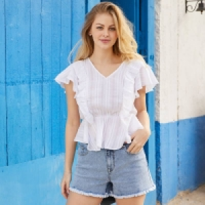 Damen-Jeans-Shorts im 5-Pocket-Style 9.79 €