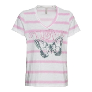 Damen-T-Shirt mit Schmucksteinchen 8.39 €