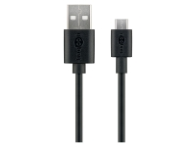 Goobay USB-A 2.0 auf Micro USB 2.0-Lade- und Synchronisationskabel, 1  1.99 €