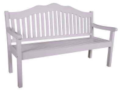 Garden Pleasure Bank »AUSTIN«, 3-Sitzer, aus Eukalyptusholz, weiß