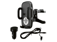 Lidl Tronic TRONIC Kfz-Smartphone Halterung »TKHU 2 A2«, USB, mit Smart-Fast-Charg