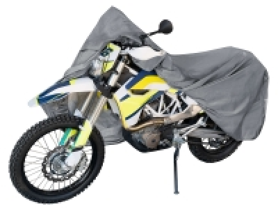 WALSER Motorradabdeckplane Enduro grau Größe XL PVC - 255 x 110 x 135