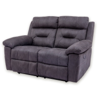 Roller  Sofa 2-Sitzer - grau - mit Relaxfunktion - 145 cm breit
