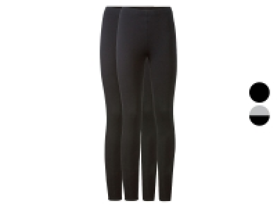 Lidl Esmara esmara Damen Leggings, 2 Stück, mit hohem Bio-Baumwollanteil