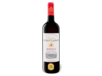 Lidl  Baron de Saint Laurent Bordeaux AOP trocken, Rotwein 2020