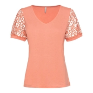 NKD  Damen-T-Shirt mit Spitzendetails