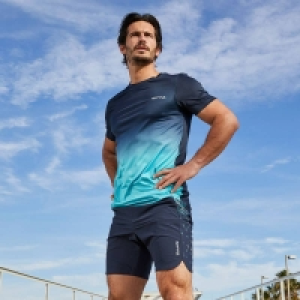 NKD  Herren-Trainings-Bermudas mit gemustertem Einsatz