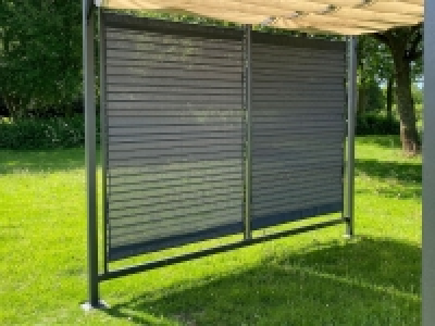 Grasekamp Seitenteile für Pergola »Venecia«, 220 x 129 cm, grau, 2 tei
