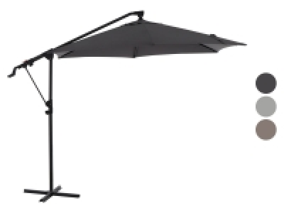 Lidl Siena Garden SIENA GARDEN Ampelschirm »Leo N+«, Ø 300 cm, stufenlos neigbar