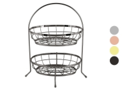 ECHTWERK Obstkorb aus Eisen, 2-Stöckig 19.99 €