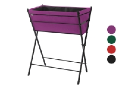 Lidl Veg Trug Veg Trug Hochbeet »Poppy Go!«, aus Vlies mit Metallgestell, L 65 x B 4