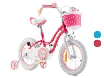 Lidl Royal Baby Royal Baby Kinderfahrrad Mädchen mit doppelter Handbremse und Stützräd