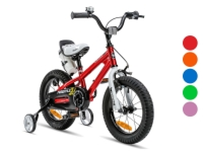 Royal Baby BMX Kinderfahrrad mit Handbremse, Rücktrittbremse, Stützräd