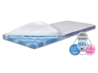 Lidl Hn8 Schlafsysteme Hn8 Schlafsysteme Topper »Surf 100«, 7-Zonen Gelschaum-Kern, Cool-Effe