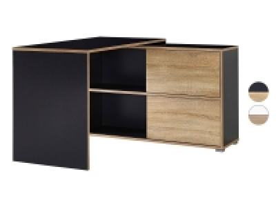 Lidl Germania Germania Schreibtisch »GW-Slide«, integriertes Sideboard, Schiebetüren