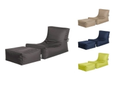 Lidl Sitting Point SITTING POINT Sitzsack und Relax-Liege »Funk Scuba«, inklusive Hocker,