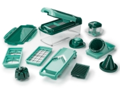 Lidl Genius Nicer Dicer Genius Nicer Dicer »Fusion Smart«, 16-teilig, 1,25 l Auffangbehälter, 