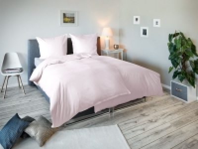 Face 2 Face Face-2-Face Satin Bettwäsche »Uni Puntini rosewater«, verschiedene Grö