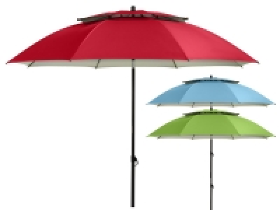 derby Strandschirm, für Strand und Freibad, Tragetasche, 200 x 238 x